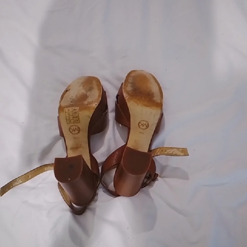 Women’s Brown Leather Platform Sandals